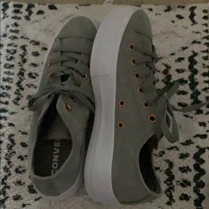 Stoney green converse platforms